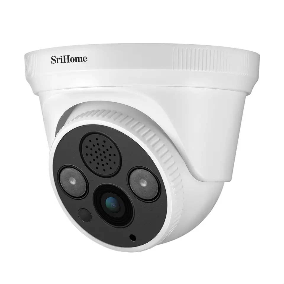 Srihome Sh030 H. 264 Security IP Camera Monitor Set Dome WiFi Sensor Night Light CCTV Security Camera System