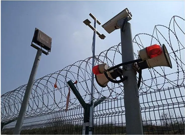 Wired Intruder Alarm System Radar Perimeter Protection Systems for Wind Farms, Upgraded Security CCTV System