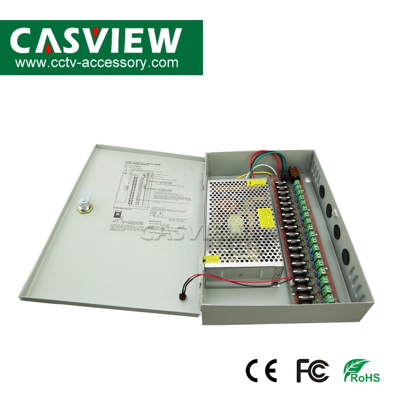 18channel 20A 240W Power Supply Box CCTV CCD Camera 12V DC Surveillance System CCTV Accessories